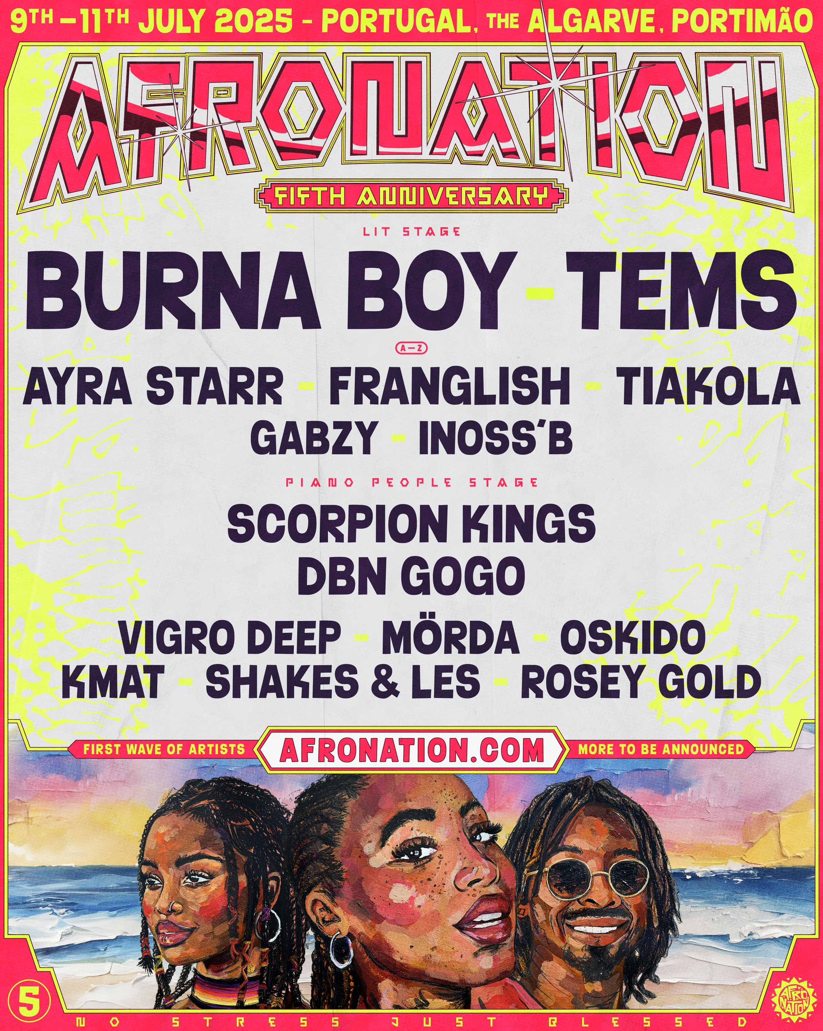 Burna Boy to Headline AfroNation Portugal 2025